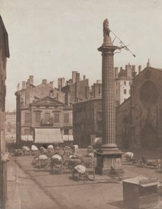 Uten tittel Place des Cordeliers, ca. 1852-1853. av Louis Antoine Froissart