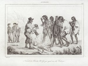 Kong Georges naturlige havn av Louis Auguste de Sainson