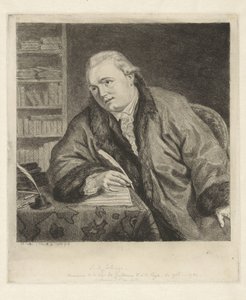Portrett av komponisten og etseren Johan Antoni Kauclitz Colizzi av Louis Bernard Coclers