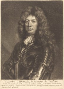 Portrett av M. Sebastien Le Prestre av Vauban av Louis Bernard after François de Troy