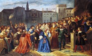 Scene of Confrontation, fra "Lucretia Borgia" av Victor Hugo