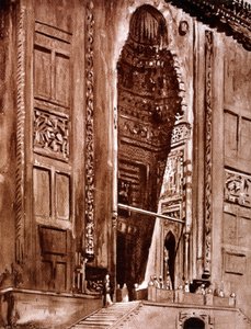 Inngang til moskeen til Sultan Hassan, 1928