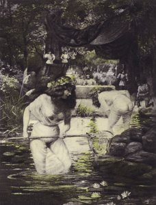 Ginevra og Isotta, tiende dag, sjette historie av Louis Chalon