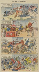 Vie de Duguesclin (litho-farge) av Louis Charles (after) Bombled
