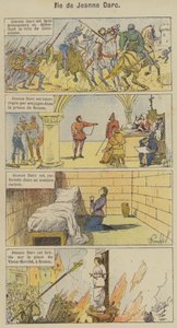 Life of Jeanne Darc (farge litho) av Louis Charles (after) Bombled