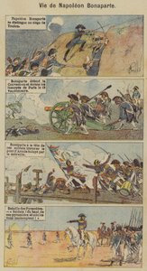 Livet til Napoleon Bonaparte (Color Litho) av Louis Charles (after) Bombled