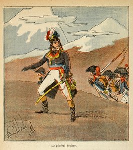 Illustration of Bombled Louis (1862-1927) from the book “The Memorial of Saint Helene” by Count Emmanuel de Las Cases (1766-1842): Portrait of General Joubert (1769 - 1799), Private Collection av Louis Charles Bombled
