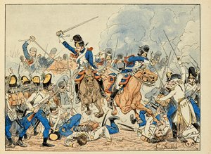 Illustrasjon hentet fra boken "The heros of the century", anekdotiske resiter av Dick de Lonlay og illustrert av Louis Bombled (1862-1927)