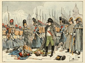 Illustrasjon hentet fra boken "The heros of the century", anekdotiske resiter av Dick de Lonlay og illustrert av Louis Bombled (1862-1927) av Louis Charles Bombled