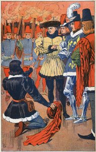 Jeanne d'Arc og Charles VII av Louis Charles Bombled