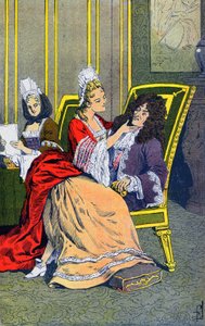 Louis XIV familie av Louis Charles Bombled
