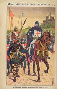The Departure for the Crusades, illustrasjon fra 