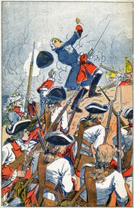 Den franske hæren møter russerne ved beleiringen av Gdansk av Louis Charles Bombled