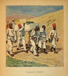 The War in Madagascar-Anecdotal History of the French Expeditions of 1885-1895 av Henri Galli dit Galllichet (1854-1922), illustrert av Louis Bombled (1862-1927): Privat samling av Louis Charles Bombled
