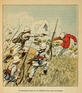 The War in Madagascar-Anecdotal History of the French Expeditions of 1885-1895 av Henri Galli dit Galllichet (1854-1922), illustrert av Louis Bombled (1862-1927): Privat samling av Louis Charles Bombled
