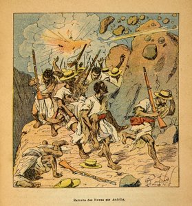 The War in Madagascar-Anecdotal History of the French Expeditions of 1885-1895 av Henri Galli dit Galllichet (1854-1922), illustrert av Louis Bombled (1862-1927): Privat samling av Louis Charles Bombled