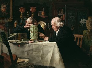 The Connoisseurs (olje på lerret)