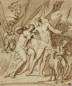 Venus og Adonis av Louis Cheron