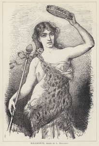 Bacchante (litho)