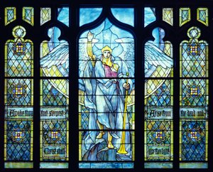 Angel of the Resurrection 1904 (farget glass)