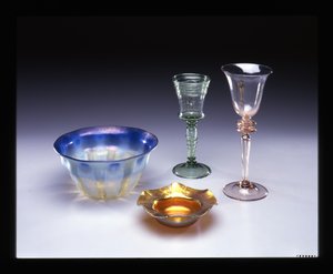 Set of glassware av Louis Comfort Tiffany