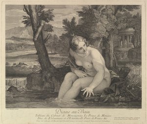 Diana på badet.