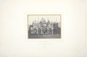 Markuskirken i Venezia av Louis Désiré Blanquart Evrard