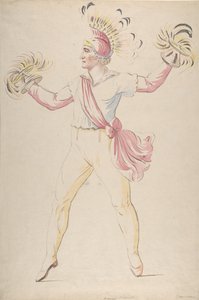 Franconi, Twirling Flaming Cones, 1768-1810. av Louis Ducros