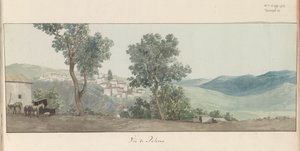 Utsikt over Paterno Utsikt over Paterno (tittel på objekt) Reiser i Italia, Sicilia og Malta - 1778 (serietittel)