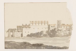 Klooster te Biseglia Reiser i Italia, Sicilia og Malta - 1778 (serietittel) av Louis Ducros