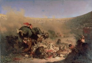 De kristne kastet til dyrene av romerne