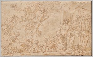 Venus ved Vulcans smia av Louis Felix de la Rue