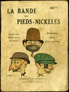 Omslagsillustrasjon for "" la bande des pieds nickeles, premiere serie d