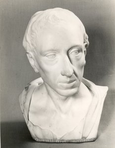 Byste av Alexander Pope (marmor)