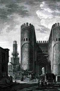 Bab El-Futuh (Gate of Victories) gravert av Pierre Nicolas Ransonette (1745-1810) fra bind III av 