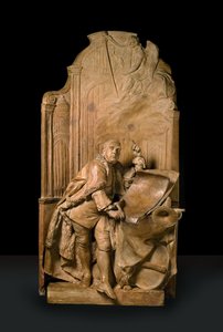 Modell for monumentet til George Frideric Handel i Westminster Abbey (terrakotta og gips av Paris)