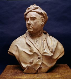 Portrettbyste av George Frederick Handel (1685-1759) (terrakotta)