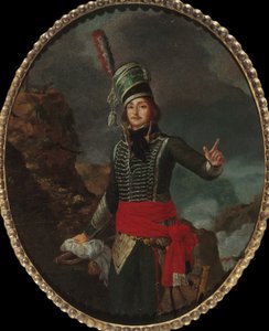 Portrett av general François Séverin Marceau-Desgraviers 1769-1796, ca. 1796. av Louis François Sergent Marceau