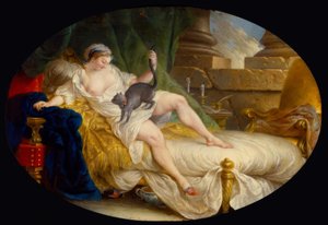 L.G.Blanchet, Julie oppdager at hun ble forlatt / 1759 av Louis Gabriel Blanchet