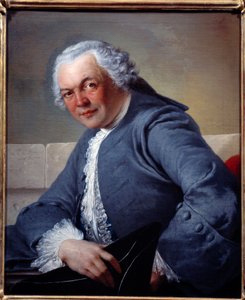 Portrett av Mr. Tolozan. Maleri av Louis Gabriel Blanchet (1701-1772) av Louis Gabriel Blanchet