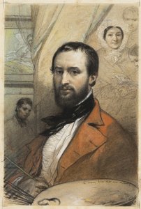 Selvportrett av Louis Gallait