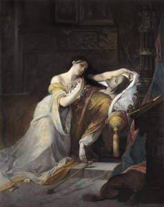 Joan I av Castilla kalte Joan the Mad (Juana la loca) kone til Philip av Habsburg av Louis Galue