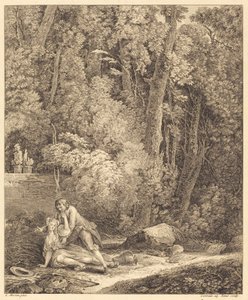 Den driftige bygdemannen av Louis Germain and Charles Emmanuel Patas after Louis Gabriel Moreau