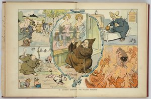Anthony Comstock, Village Nuisance fra Puck Magazine (bilde)