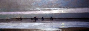 Tilbakevendende fiskeflåte fra Carbis Bay, ca. 1904 (olje på lerret) av Louis Grier
