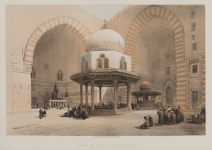 Egypt og Nubia, bind III, nr. 8: Moskeen til Sultan Hassan, Kairo av Louis Haghe