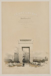 Egypt og Nubia: Frontispice bind V av Louis Haghe