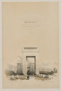 Egypt og Nubia: Frontispice bind V, 1849. av Louis Haghe