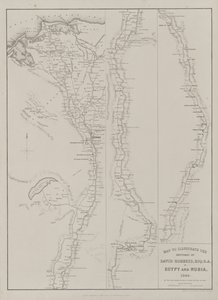 Egypt og Nubia, bind III: Kart for å illustrere skissene til David Roberts, Esq: R.A. i Egypt og Nubia 1849 av Louis Haghe