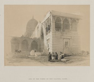 Egypt og Nubia, bind III: One of the Tombs of the Khalifs, Kairo, 1848. av Louis Haghe